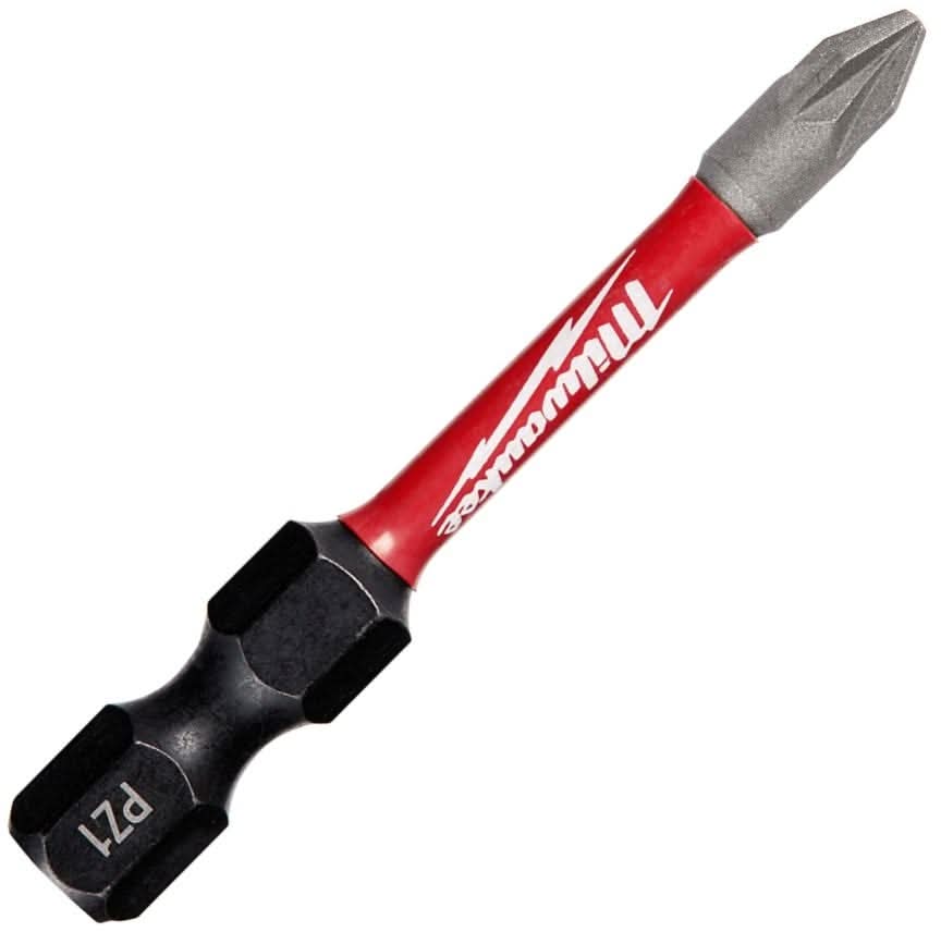 Milwaukee 48-32-4831 Shockwave 2-Inch Impact Pozidriv #1Power Bit