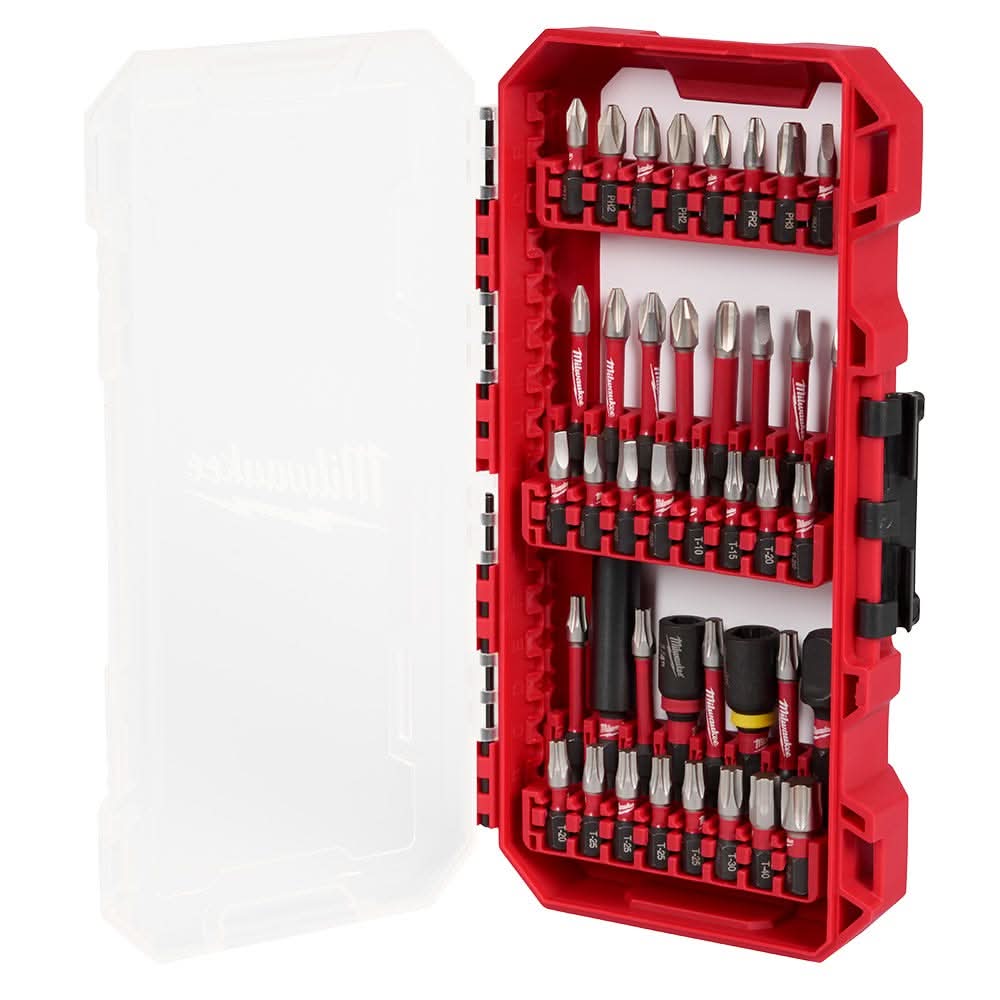 Milwaukee 48-32-5162 60-Piece SHOCKWAVE Impact Duty Drill, Drive & Fastening PACKOUT Set