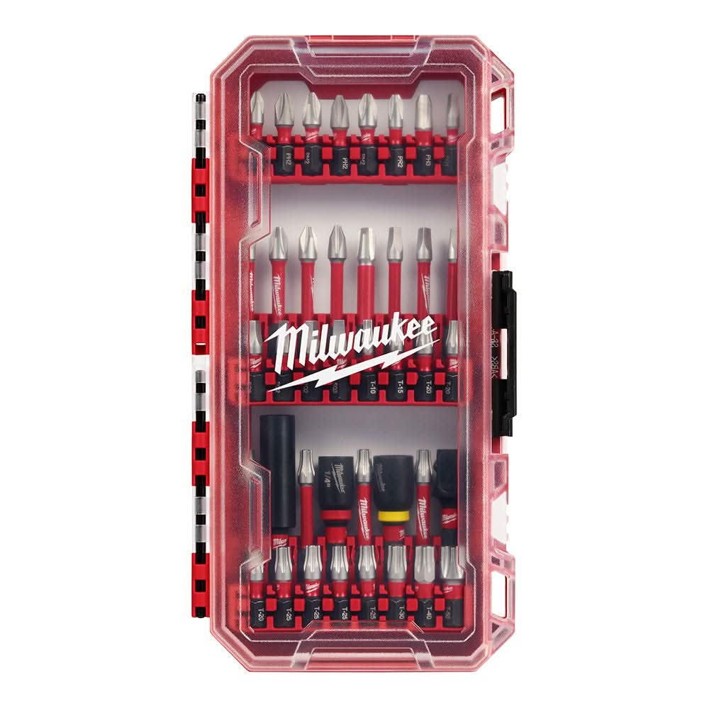 Milwaukee 48-32-5162 60-Piece SHOCKWAVE Impact Duty Drill, Drive & Fastening PACKOUT Set