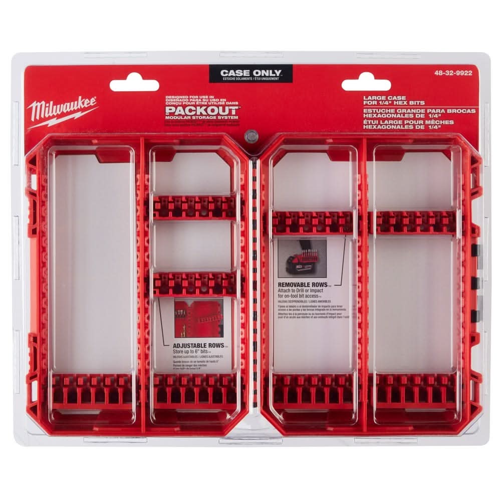 Milwaukee 48-32-9922 Customizable Large Case for Impact Driver