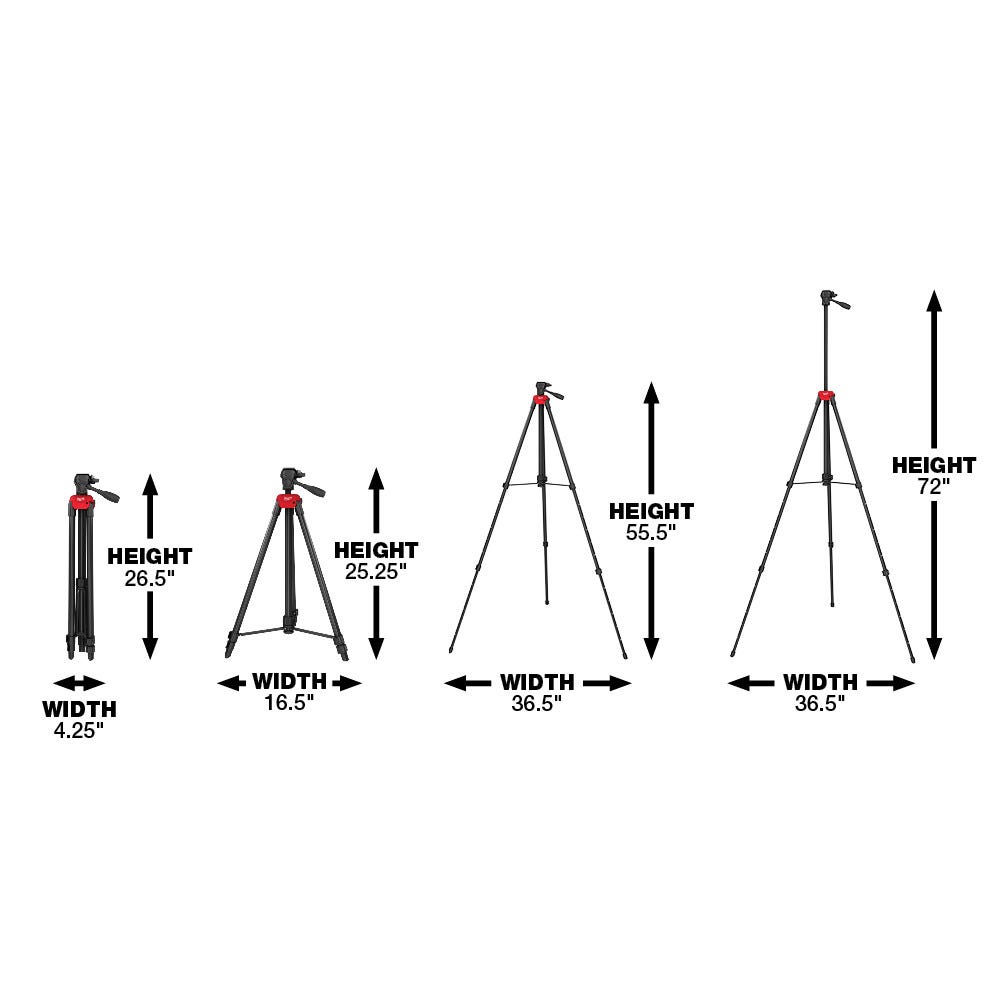 Milwaukee 48-35-1411 72-Inch Laser Tripod