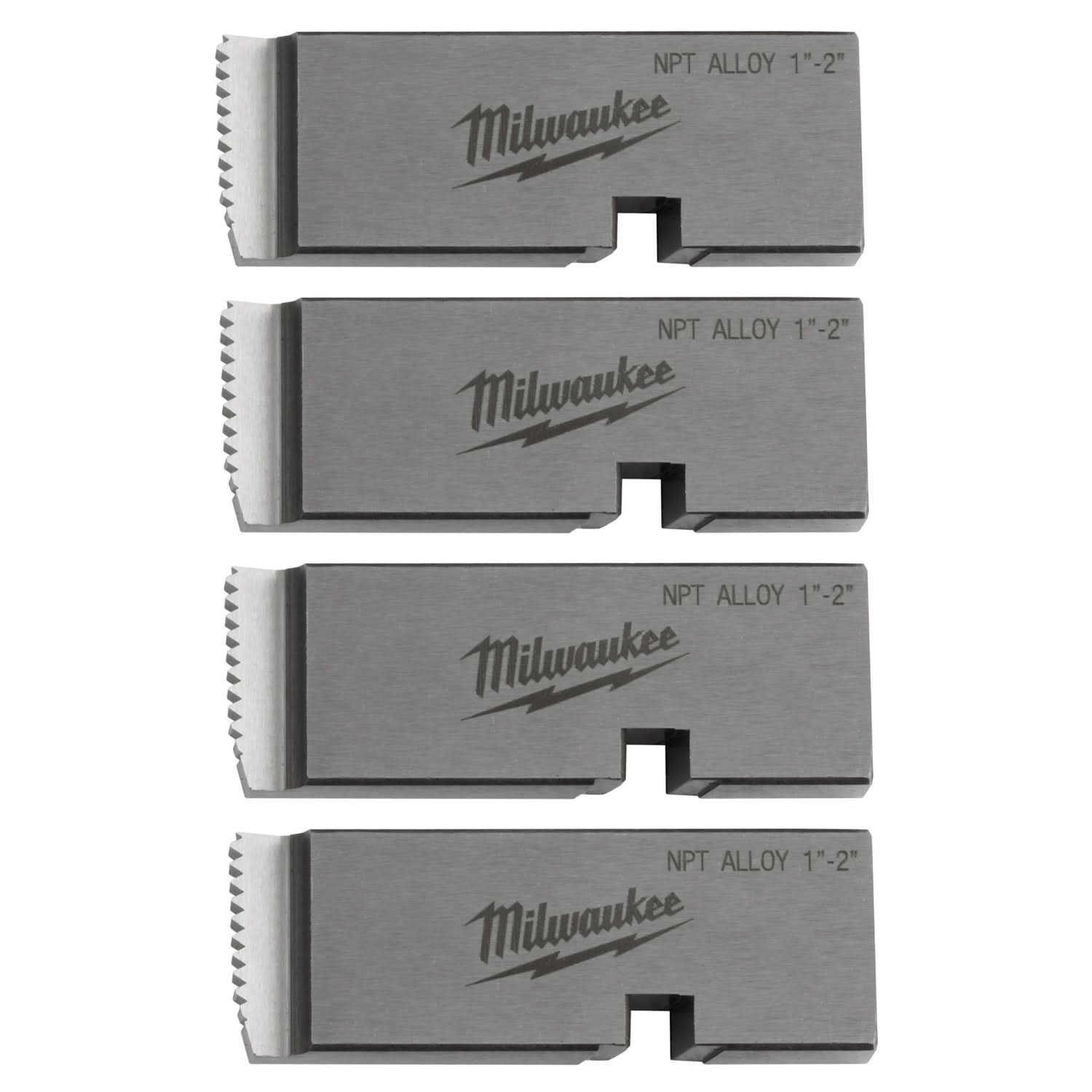 Milwaukee 48-36-1202 Milwaukee 1"-2" ALLOY NPT Universal Pipe Threading Dies