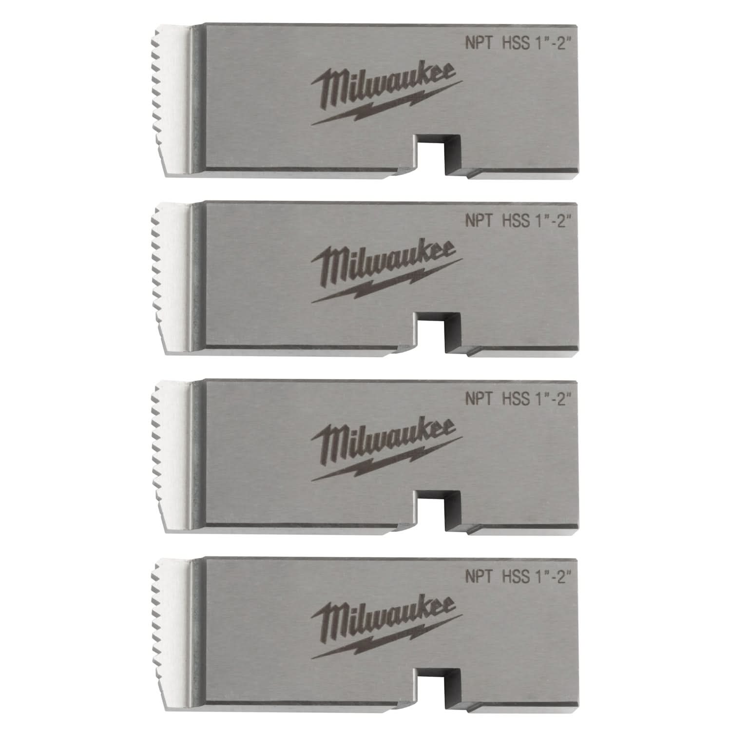 Milwaukee 48-36-1206 Milwaukee 1"-2" HIGH SPEED FOR STAINLESS NPT Universal Pipe Threading Dies
