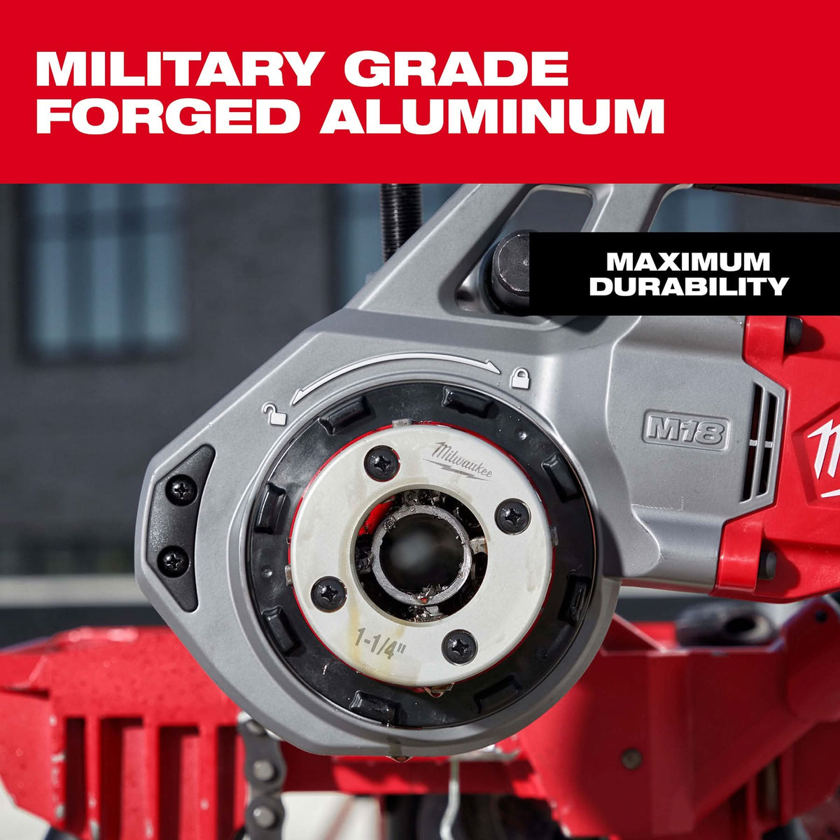 Milwaukee 48-36-1308 3/4" ALLOY NPT Compact Forged Aluminum Die Head