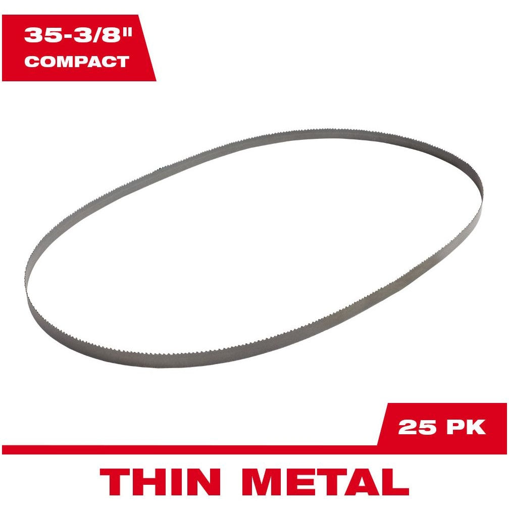 Milwaukee 48-39-0516 14 TPI Bandsaw Blades Compact, 25-Pack