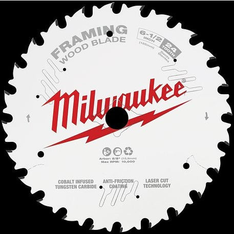 Milwaukee 48-40-0620 6-1/2 in. 24-Tooth Framing Circular Saw Blade