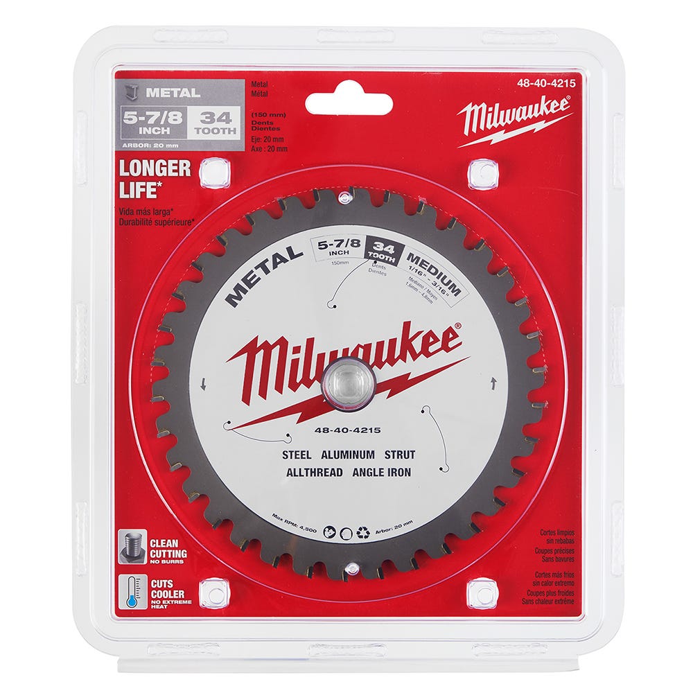 Milwaukee 48-40-4215 5-7/8 in. Metal Cutting Circular Saw Blade