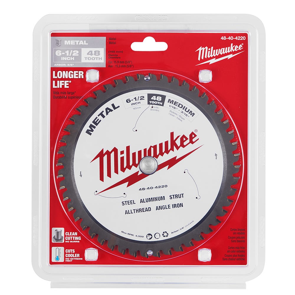 Milwaukee 48-40-4220 6-1/2 in. Metal Cutting Circular Saw Blade