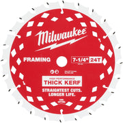 Milwaukee 48-41-0740 7-1/4 in. 24T Thick Kerf Framing Circular Saw Blade