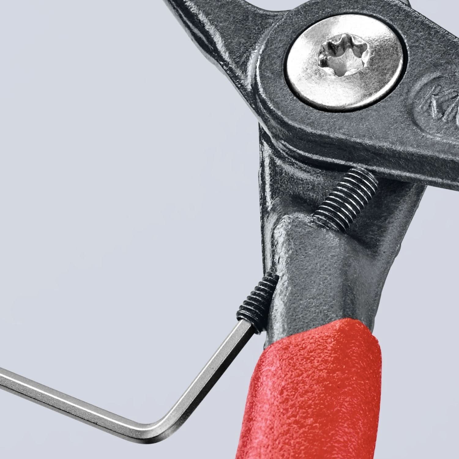 Knipex 48 41 J01 Internal 90&deg; Angled Precision Snap Ring Pliers-Limiter