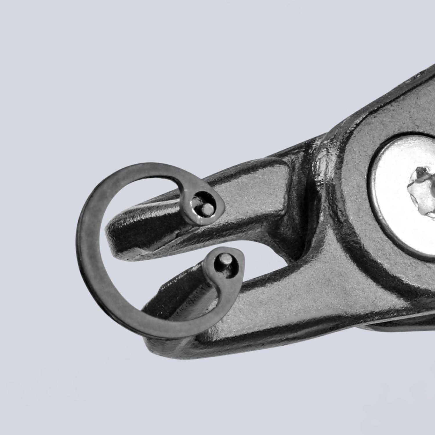 Knipex 48 41 J01 Internal 90&deg; Angled Precision Snap Ring Pliers-Limiter