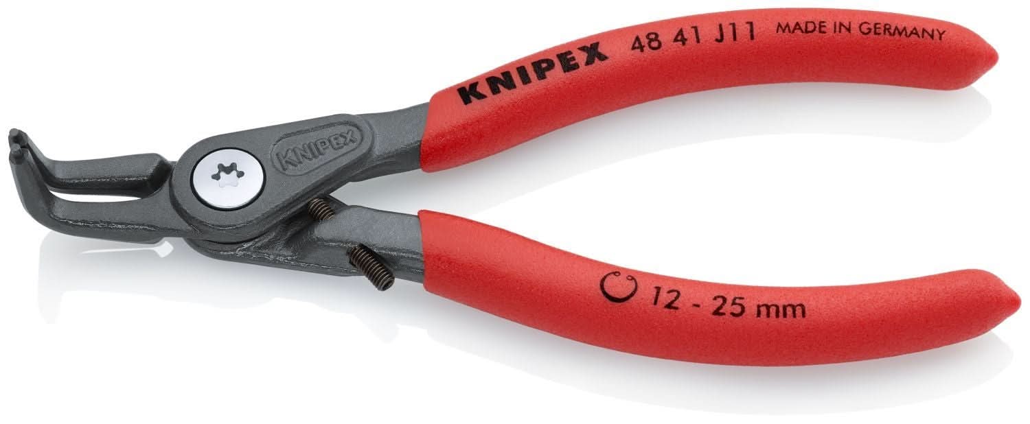 Knipex 48 41 J11 Internal 90&deg; Angled Precision Snap Ring Pliers-Limiter
