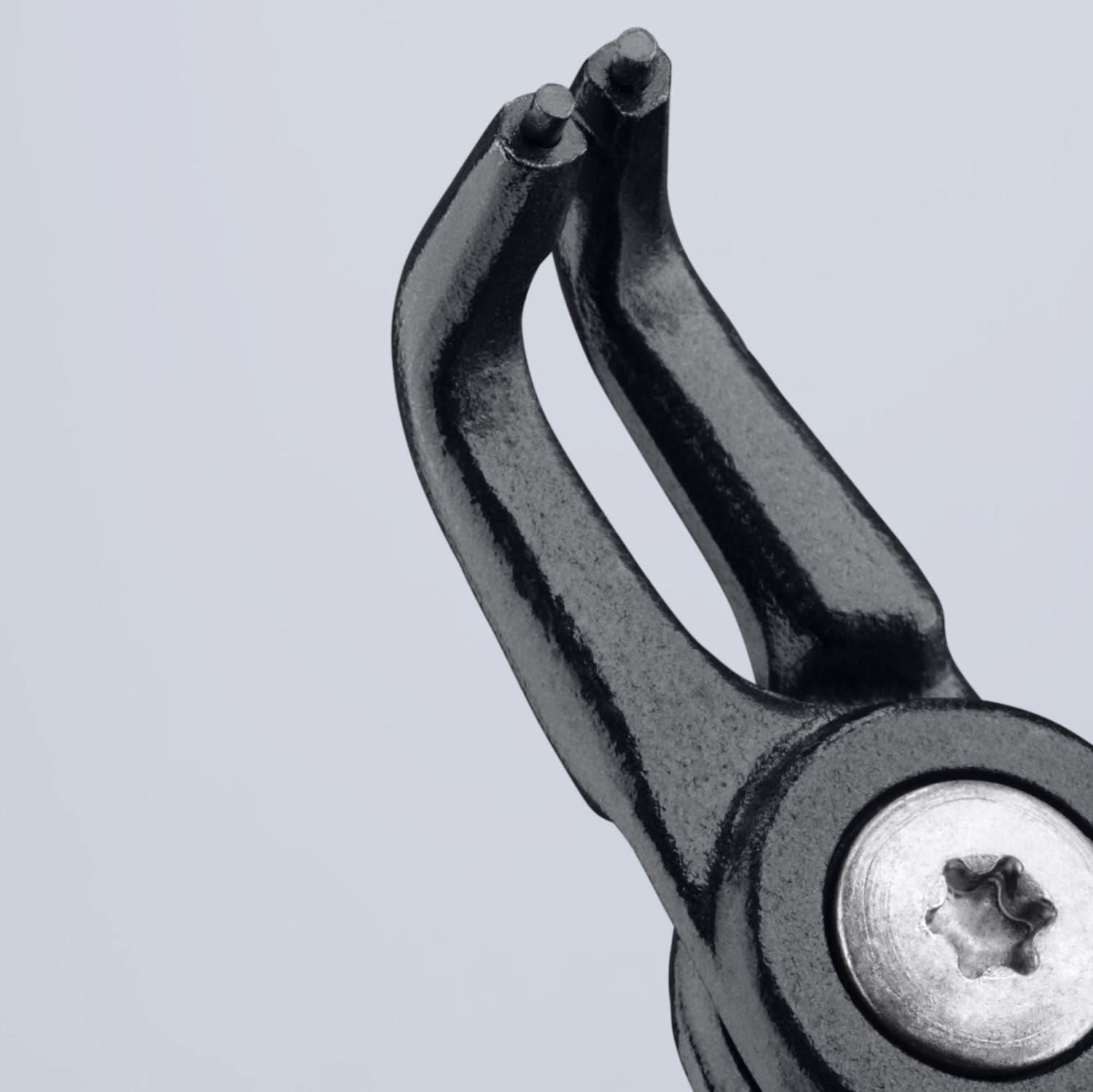 Knipex 48 41 J11 Internal 90&deg; Angled Precision Snap Ring Pliers-Limiter