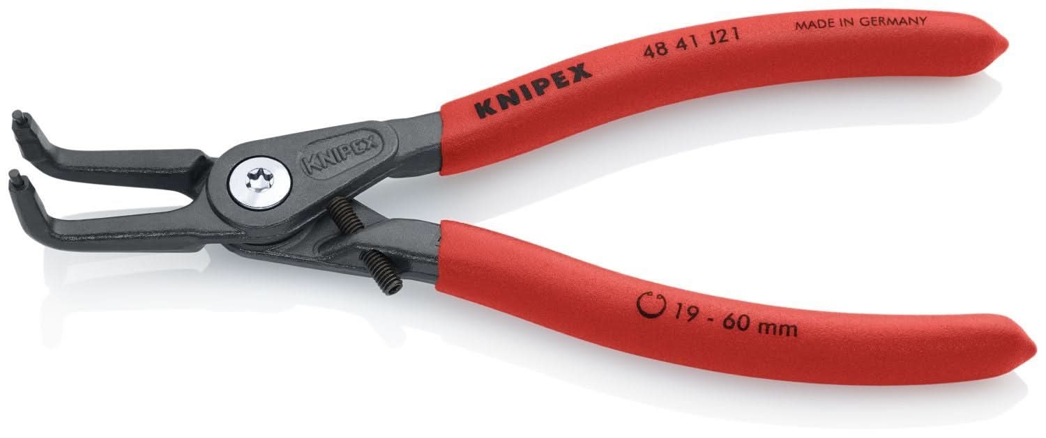 Knipex 48 41 J21 Internal 90&deg; Angled Precision Snap Ring Pliers-Limiter
