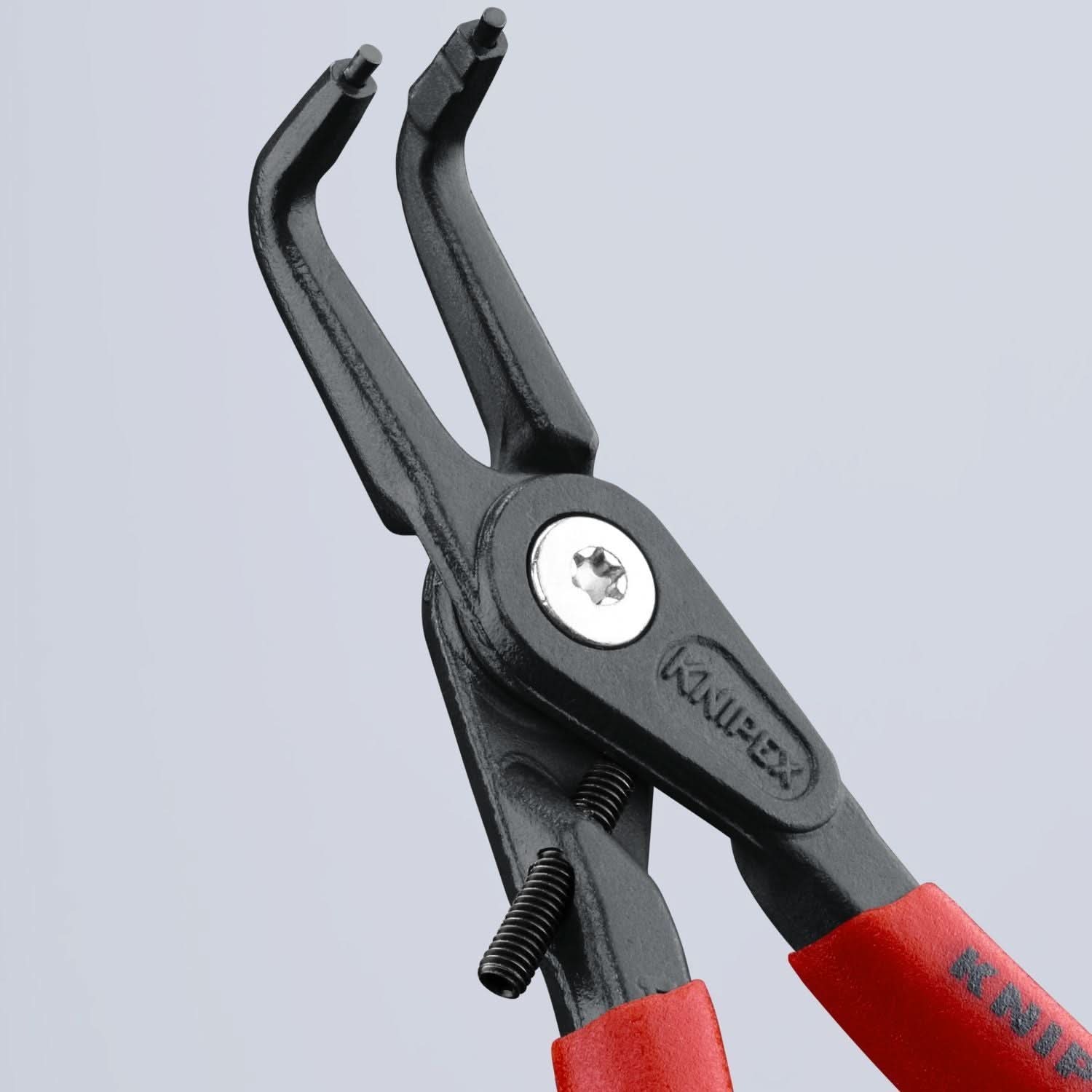 Knipex 48 41 J21 Internal 90&deg; Angled Precision Snap Ring Pliers-Limiter