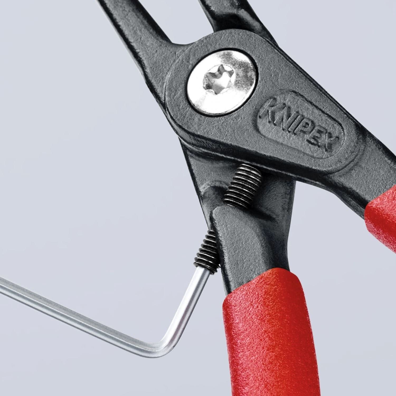 Knipex 48 41 J21 Internal 90&deg; Angled Precision Snap Ring Pliers-Limiter