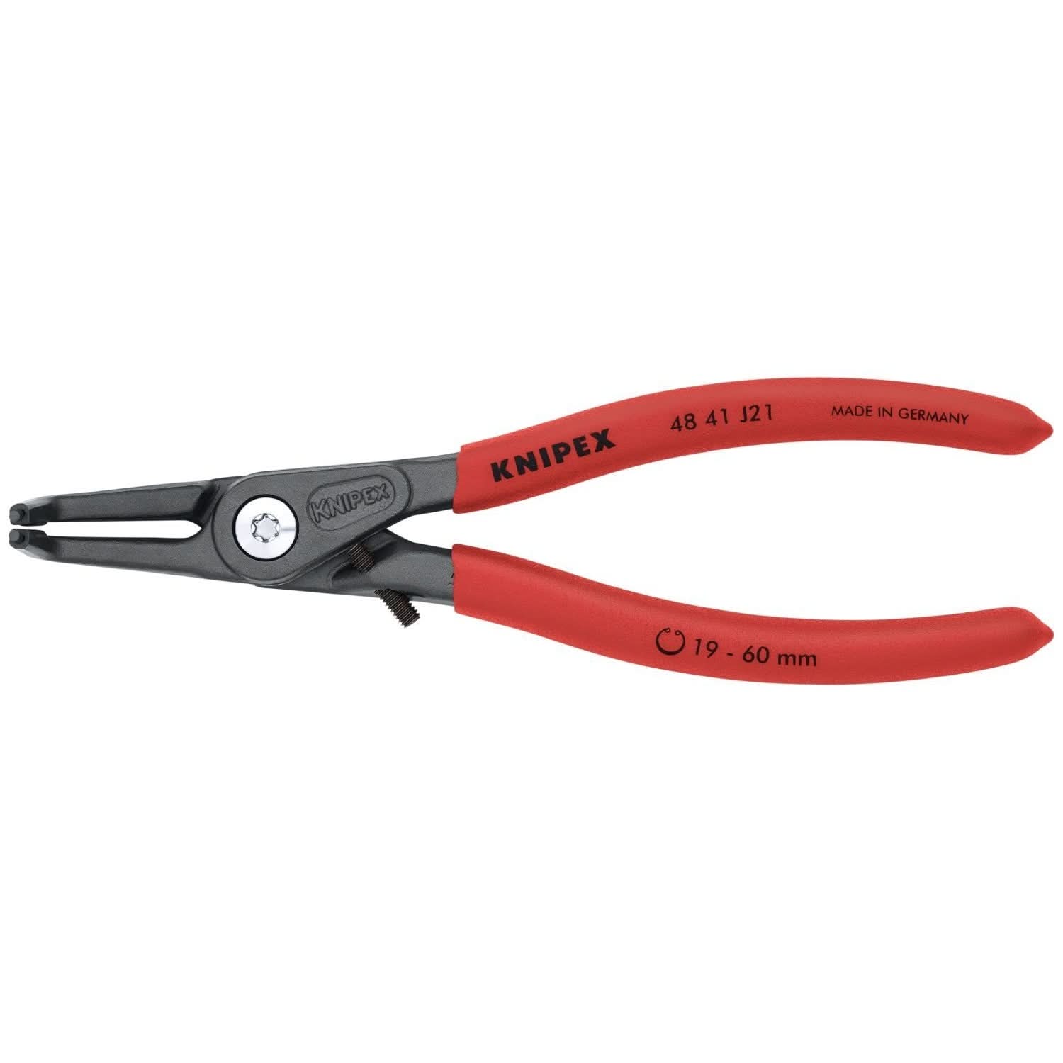 Knipex 48 41 J21 Internal 90&deg; Angled Precision Snap Ring Pliers-Limiter