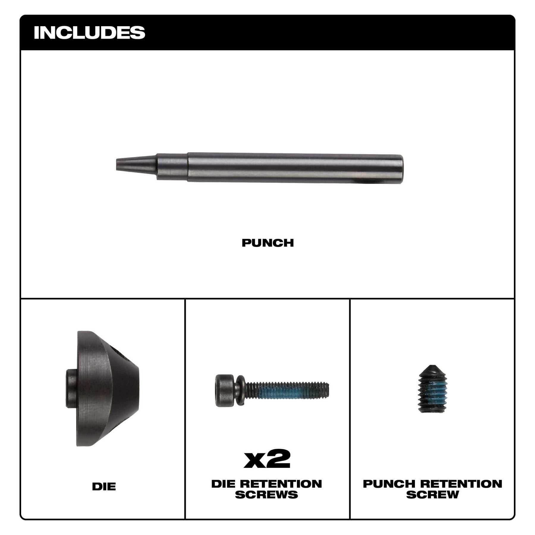 Milwaukee 48-44-0272 M12 FUEL 16-Gauge Nibbler Punch & Die Set