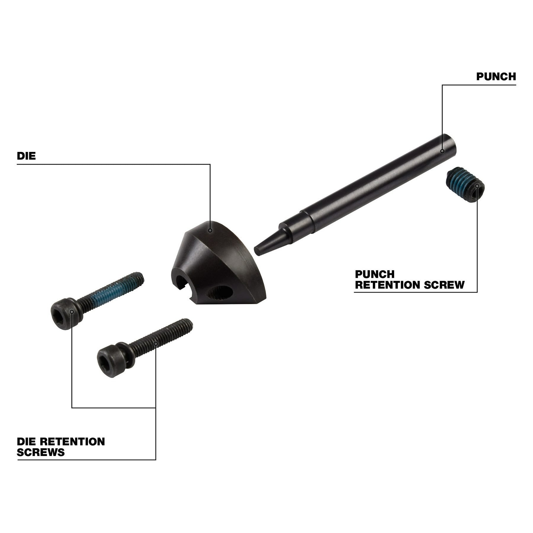 Milwaukee 48-44-0272 M12 FUEL 16-Gauge Nibbler Punch & Die Set