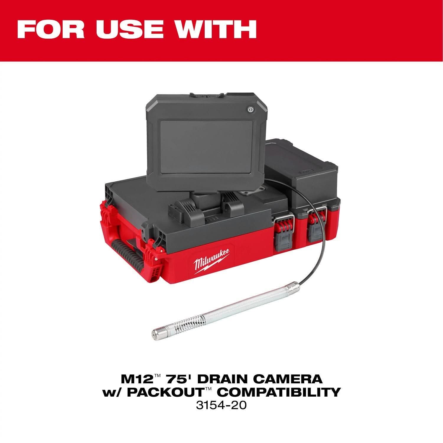 Milwaukee 48-53-3155 Replacement Camera Kit for M12 75' Drain Camera