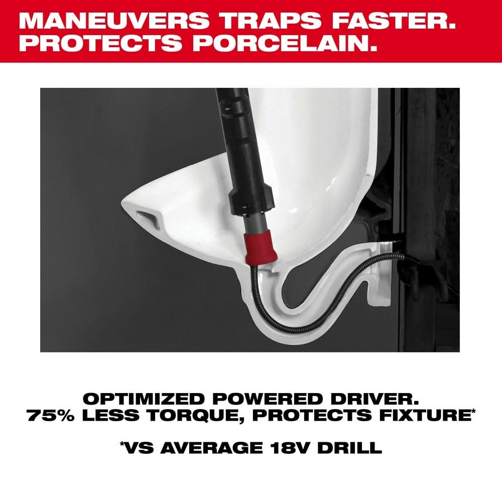 Milwaukee 48-53-3574 TRAPSNAKE 4' Urinal Auger Cable