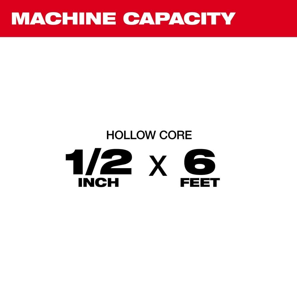 Milwaukee 48-53-3576 TRAPSNAKE 6' Toilet Auger Cable