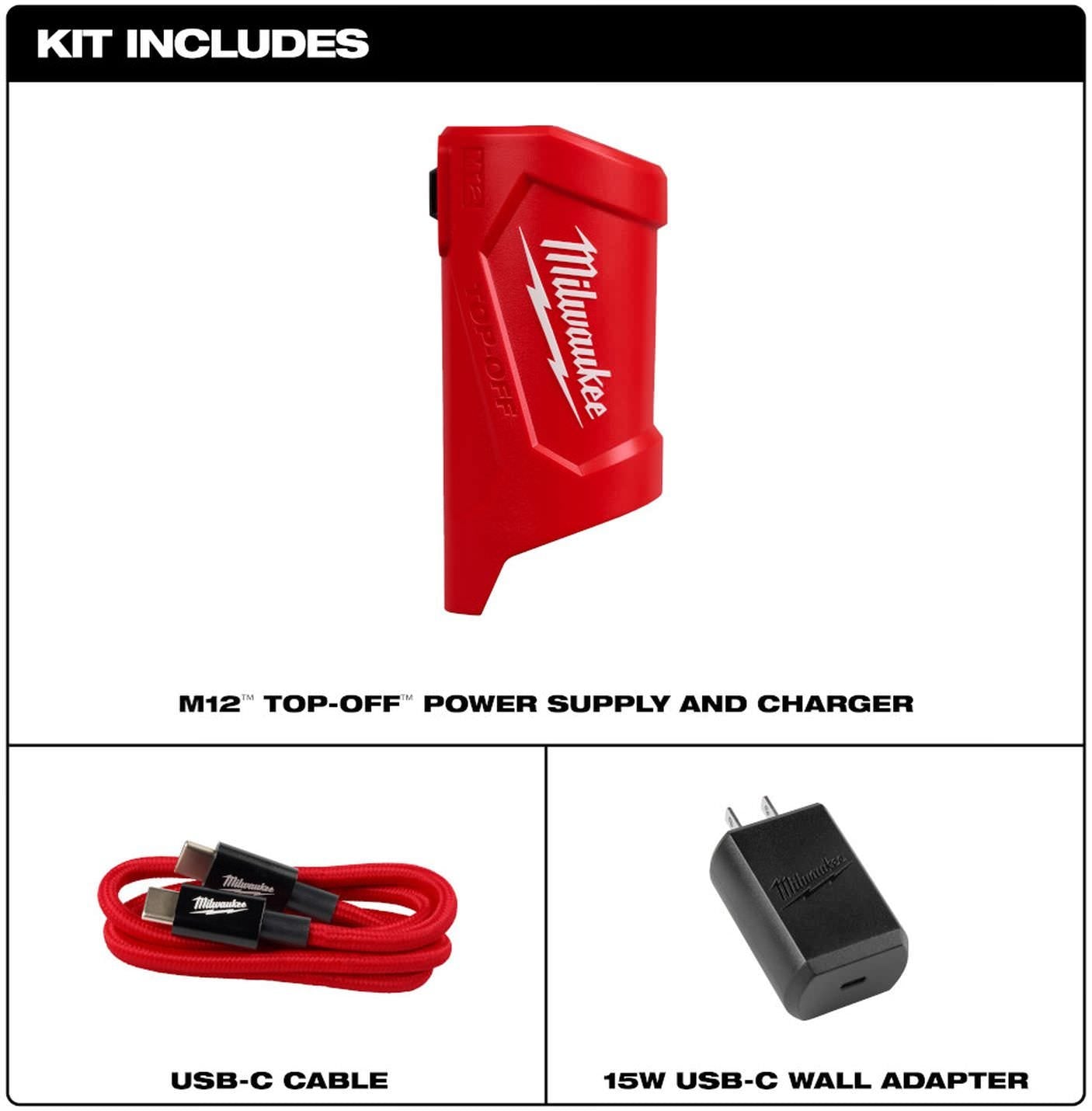 Milwaukee 48-59-1211 M12 TOP-OFF Power Supply and Charger