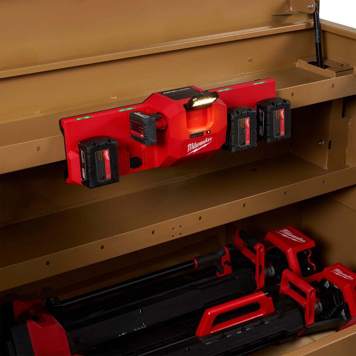 Milwaukee 48-59-1804 Gangbox M18 and M12 Rapid Charger