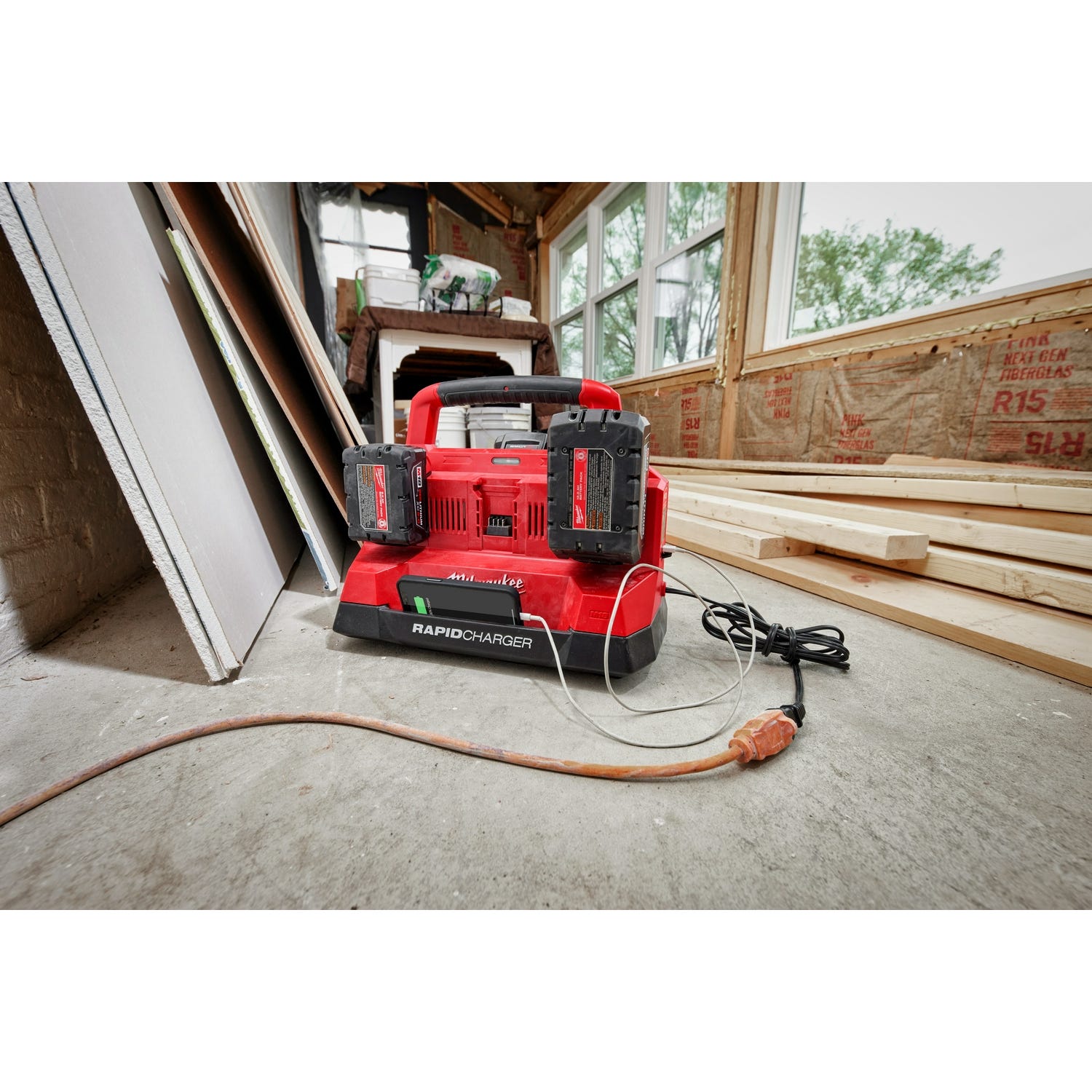 Milwaukee 48-59-1809 M18 PACKOUT 6-Bay Rapid Charger
