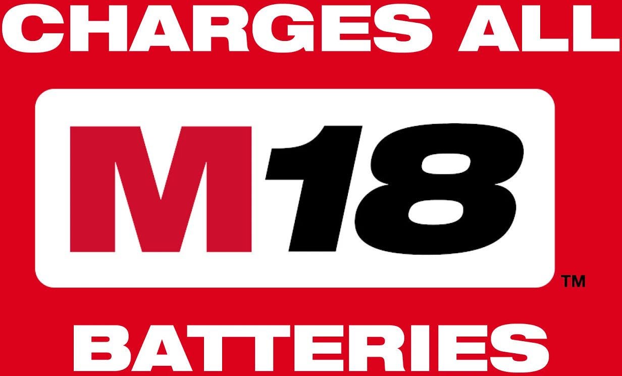 Milwaukee 48-59-1816 M18 Dual Bay Simultaneous Super Charger w/ 4 Point Mounting