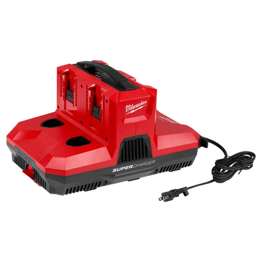 Milwaukee M18 & M12 Four Bay Simultaneous Super Charger w/ PACKOUT Compatibility (48-59-1818)
