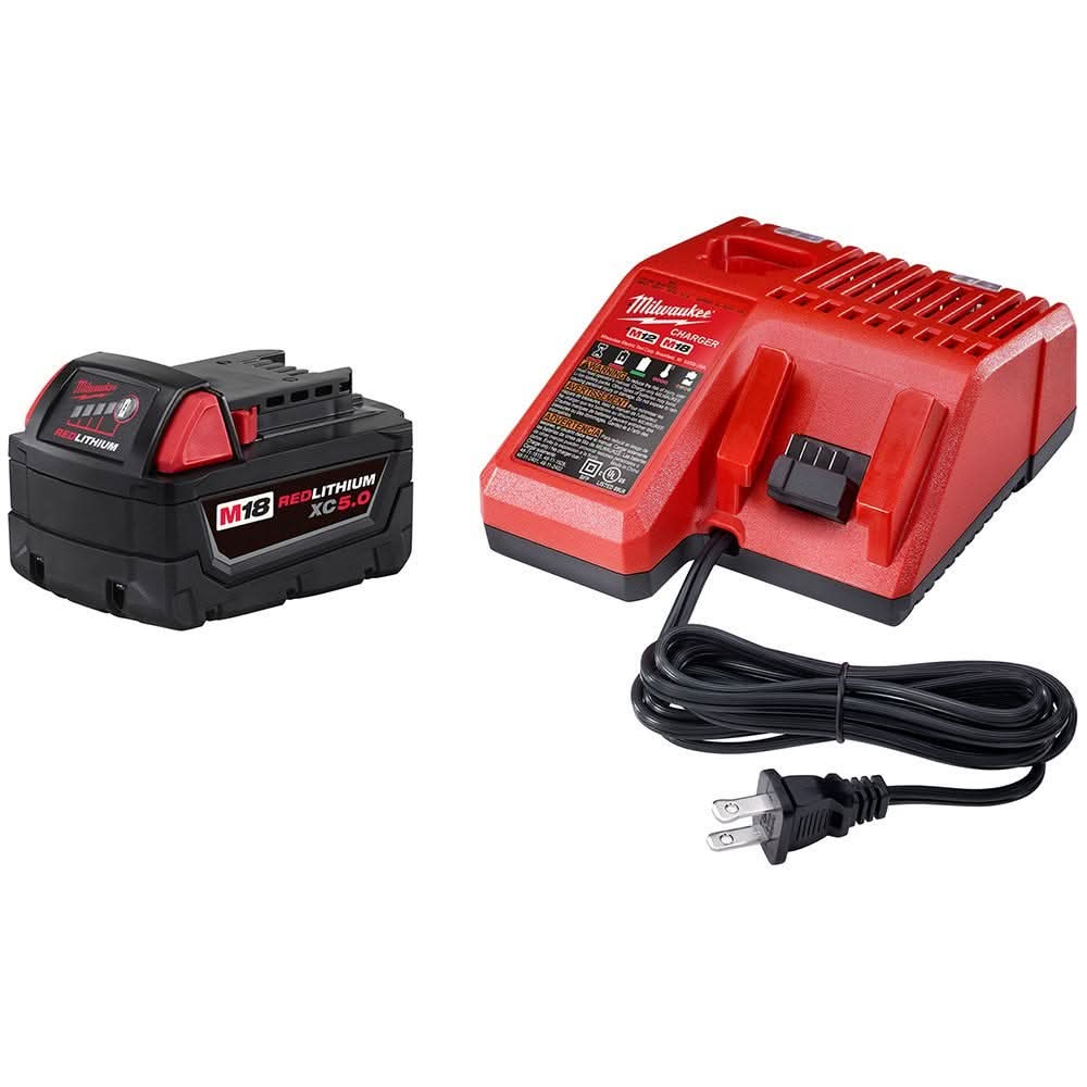 Milwaukee M18 Bluetooth Jobsite Radio and XC5.0 System Starter Kit