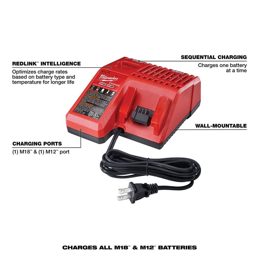 Milwaukee M18 LED Flood Light w/ M18 REDLITHIUM XC5.0 System Starter Kit