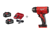 Milwaukee 48-59-1862S HIGH OUTPUT XC6.0 2-Pack Starter Kit with 2688-20 M18 Compact Heat Gun bundle