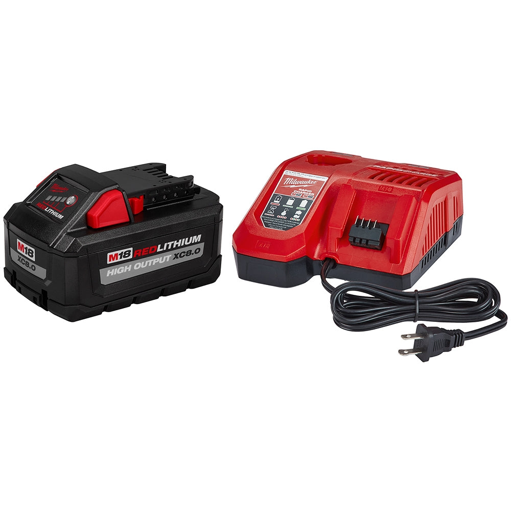 Milwaukee 48-59-1880 M18 REDLITHIUM HIGH OUTPUT XC 8.0Ah Starter Kit