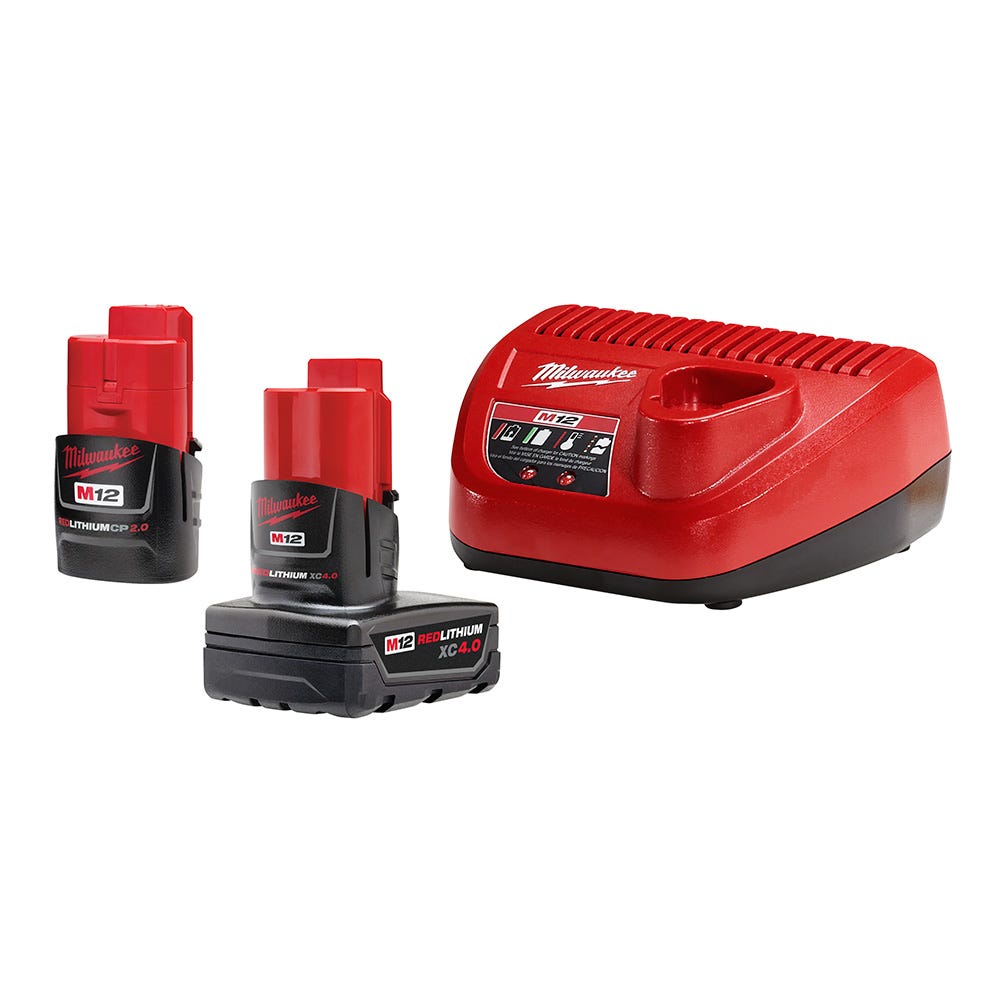 Milwaukee M12 Underbody 1,200-Lumen Articulating Light with CP2.0/XC4.0 Starter Pack
