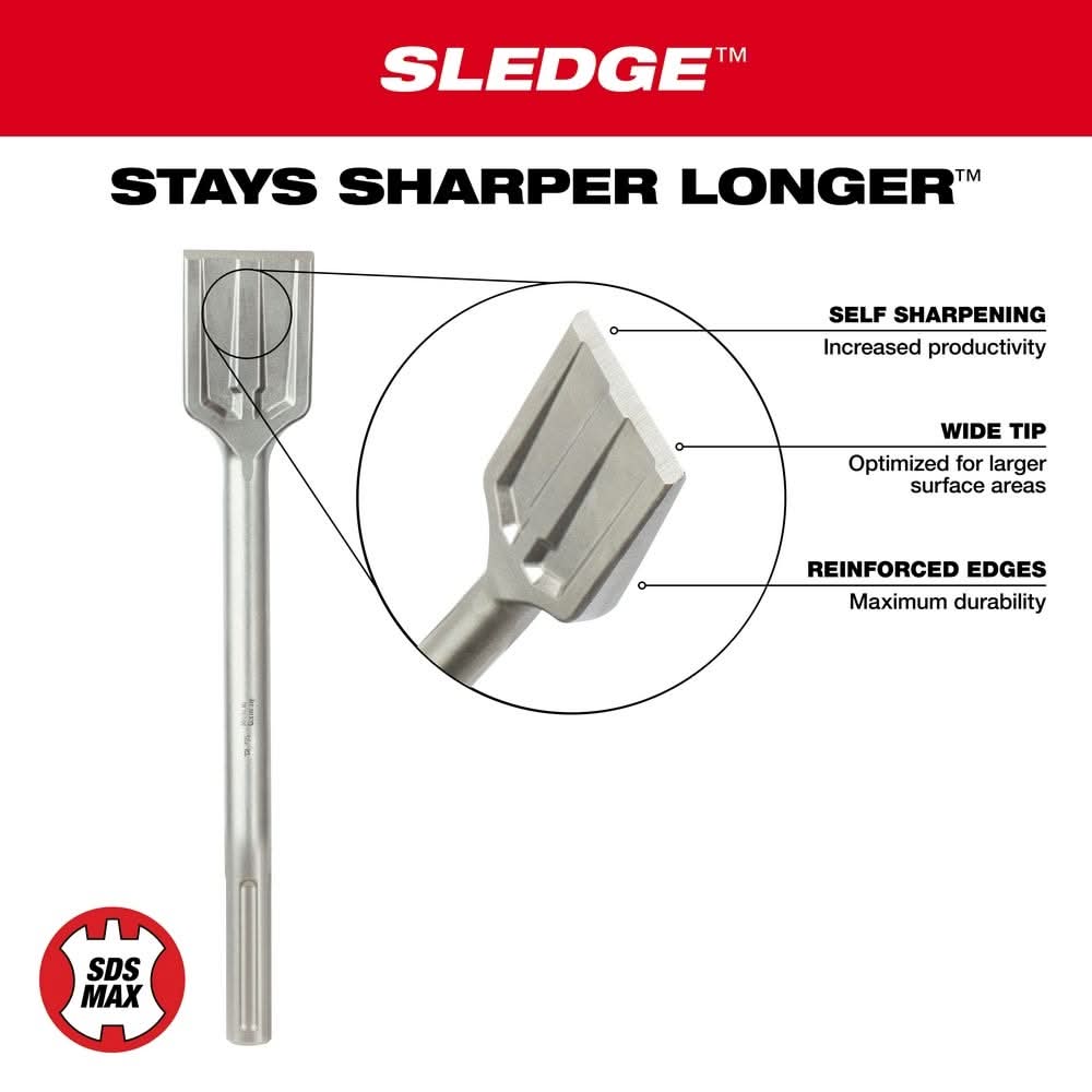 Milwaukee 48-62-4089 2" Scraping Chisel