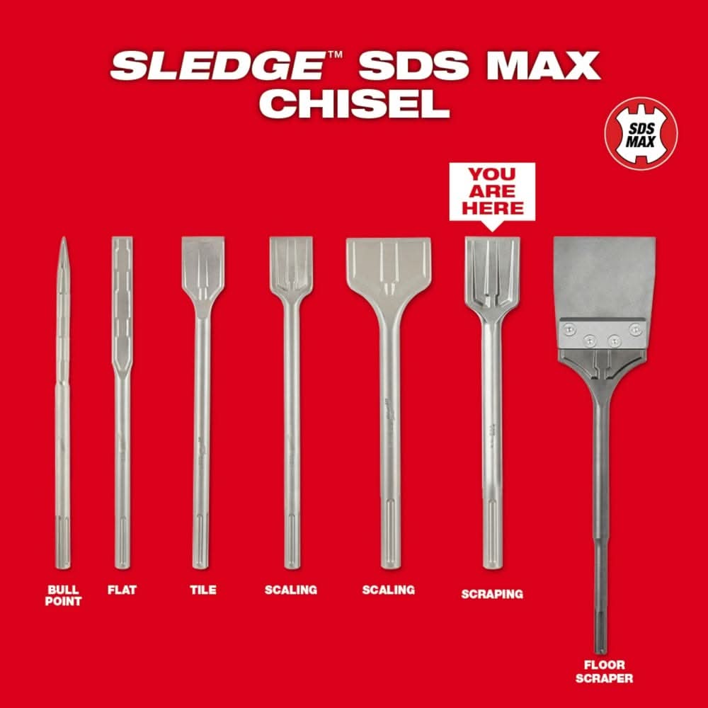 Milwaukee 48-62-4089 2" Scraping Chisel