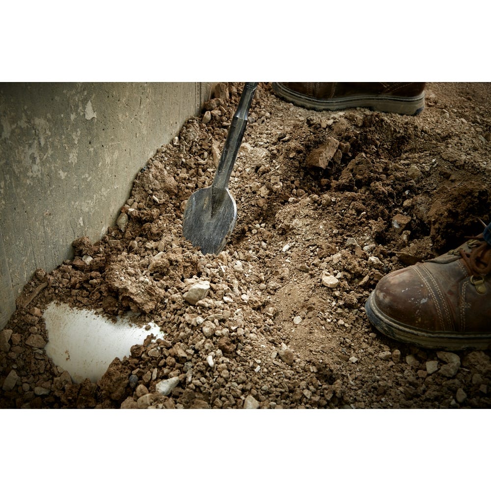 Milwaukee 48-62-4094 SDS Max Clay Spade Chisel 4 1/4-Inch X 16-Inch