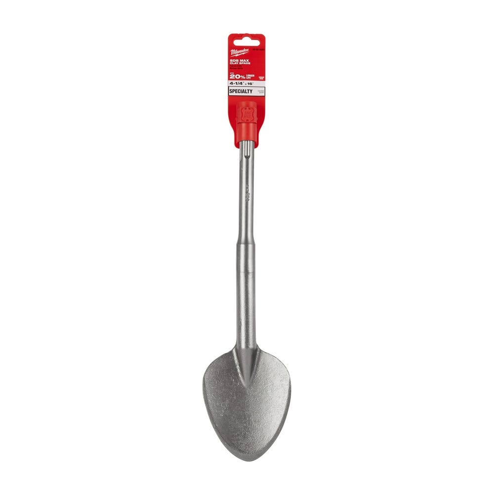 Milwaukee 48-62-4094 SDS Max Clay Spade Chisel 4 1/4-Inch X 16-Inch