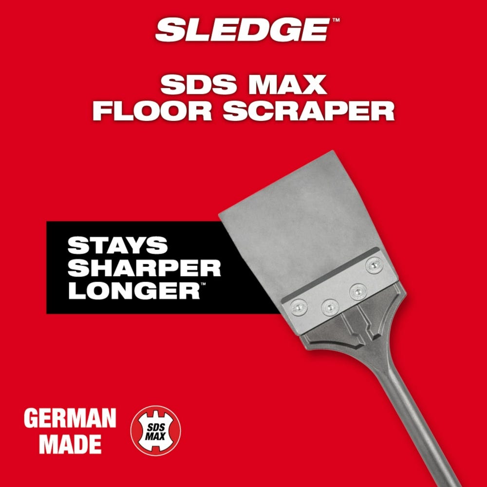 Milwaukee 48-62-4096 SDS-MAX SLEDGE Floor Scraper
