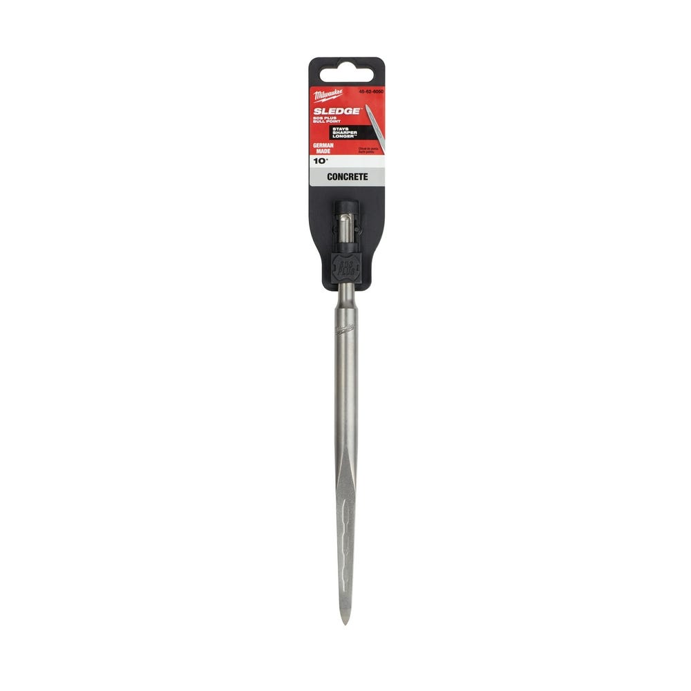 Milwaukee 48-62-6050 SDS PLUS SLEDGE 10" Bull Point Chisel