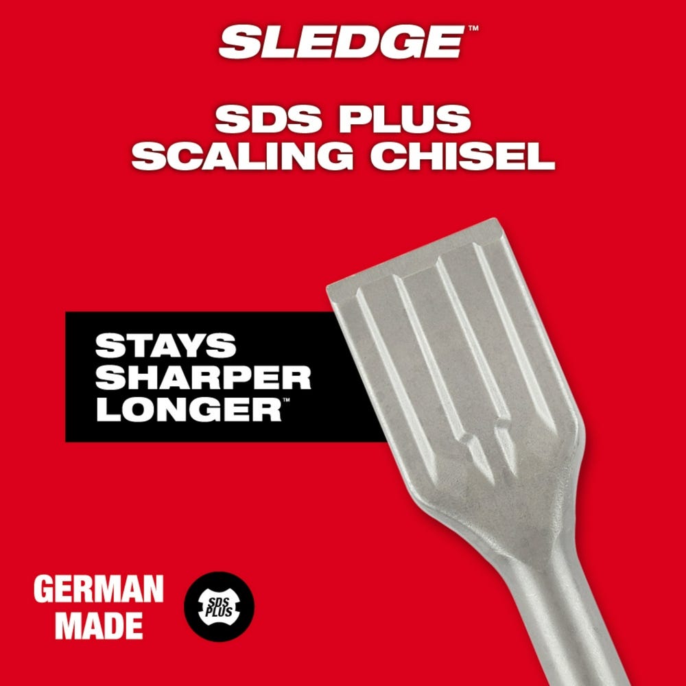 Milwaukee 48-62-6056 SDS PLUS SLEDGE 1-1/2" Scaling Chisel