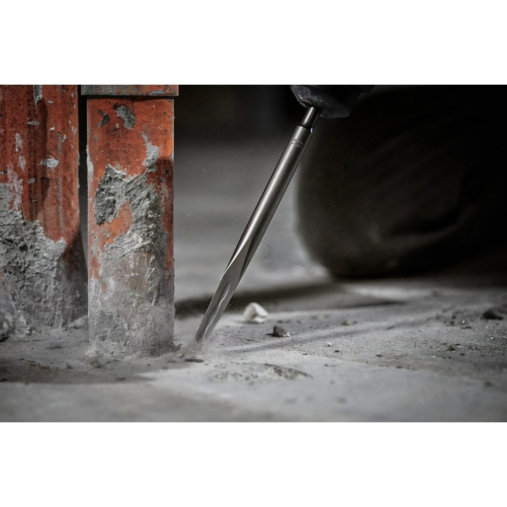 Milwaukee 48-62-6080 SDS PLUS SLEDGE Bull Point & Flat Chisel 2 Pack