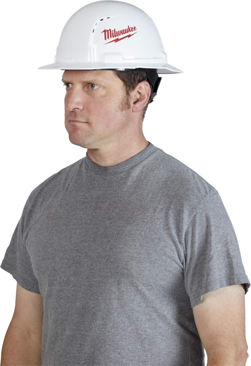 Milwaukee 48-73-1010 Full Brim Hard Hat with BOLT Accessories Type 1 Class C