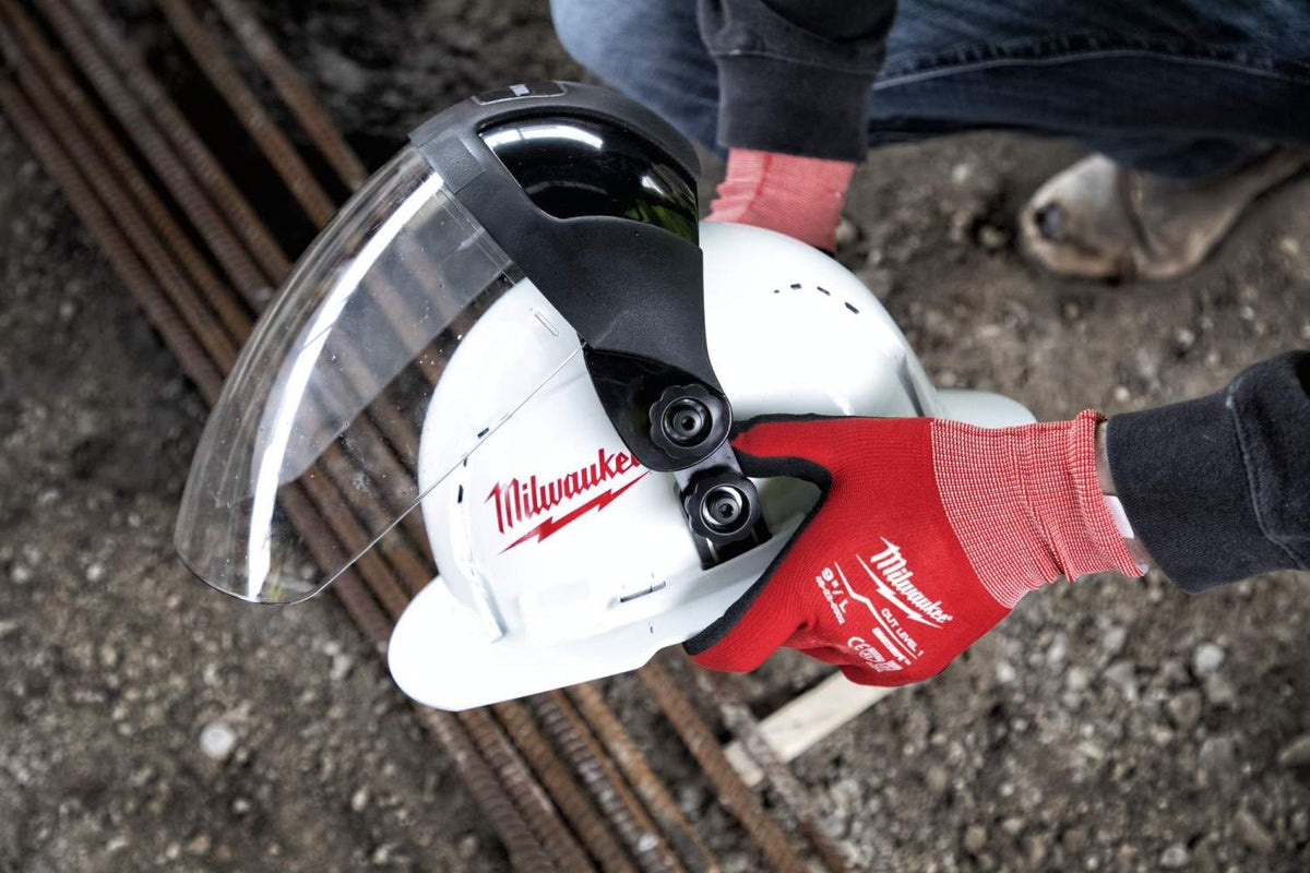 Milwaukee 48-73-1010 Full Brim Hard Hat with BOLT Accessories Type 1 Class C