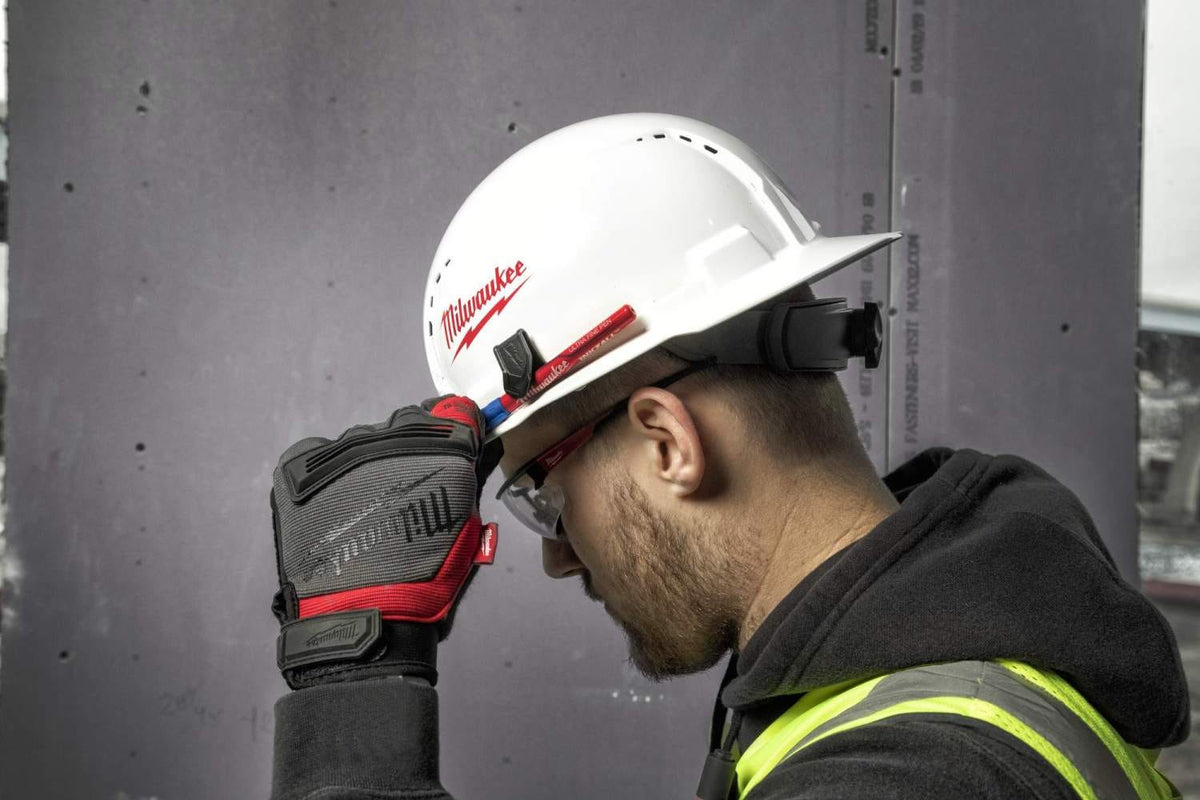 Milwaukee 48-73-1010 Full Brim Hard Hat with BOLT Accessories Type 1 Class C