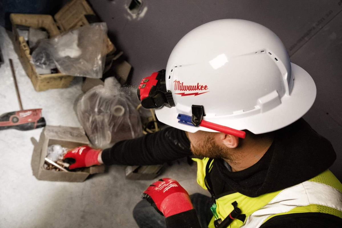 Milwaukee 48-73-1010 Full Brim Hard Hat with BOLT Accessories Type 1 Class C