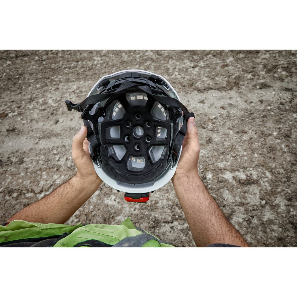 Milwaukee 48-73-1300 White Vented Safety Helmet - Type 2, Class C
