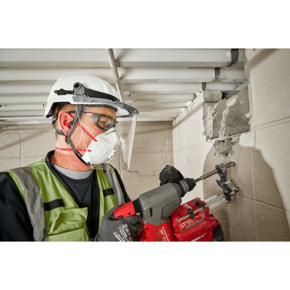 Milwaukee 48-73-1329 Red Front Brim Safety Helmet - Type 2, Class E